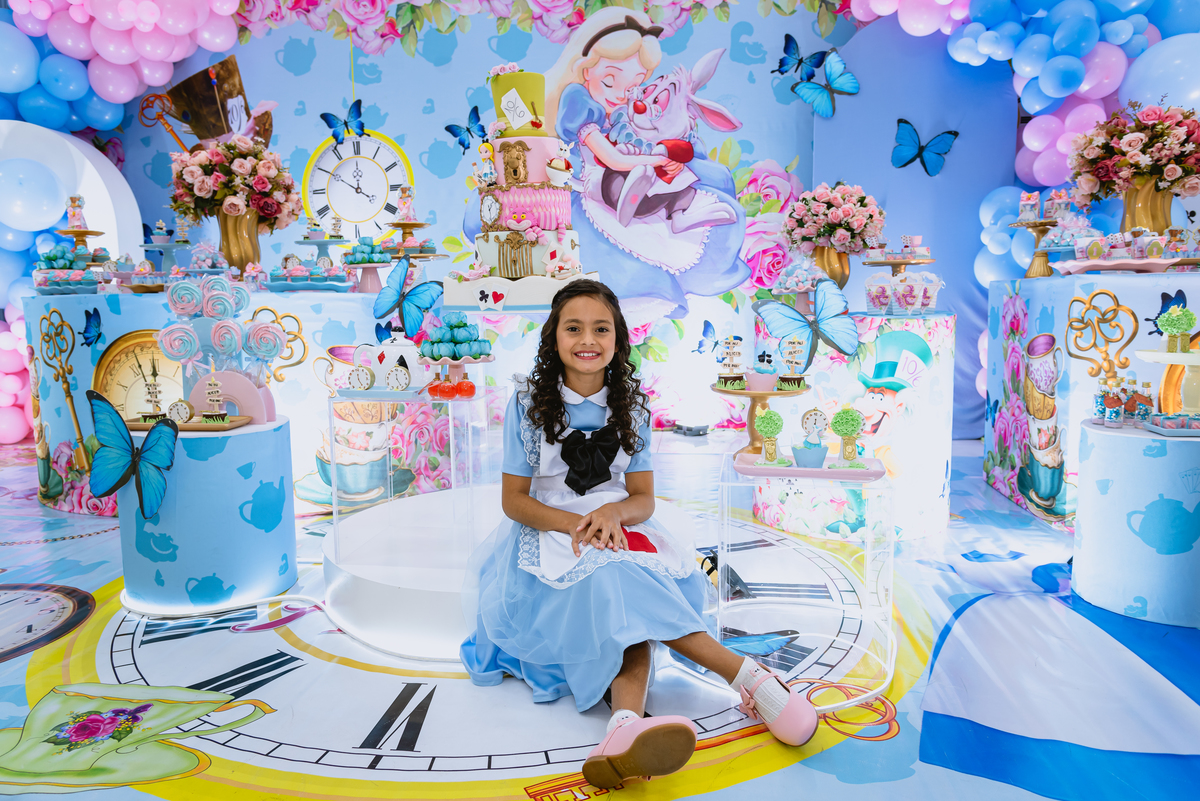 fotos de festa infantil - decoração - Kataplum - menina linda