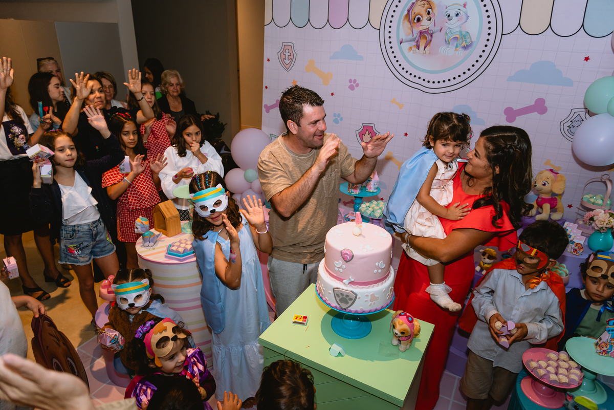 fotos de festa infantil - hora dos parabéns