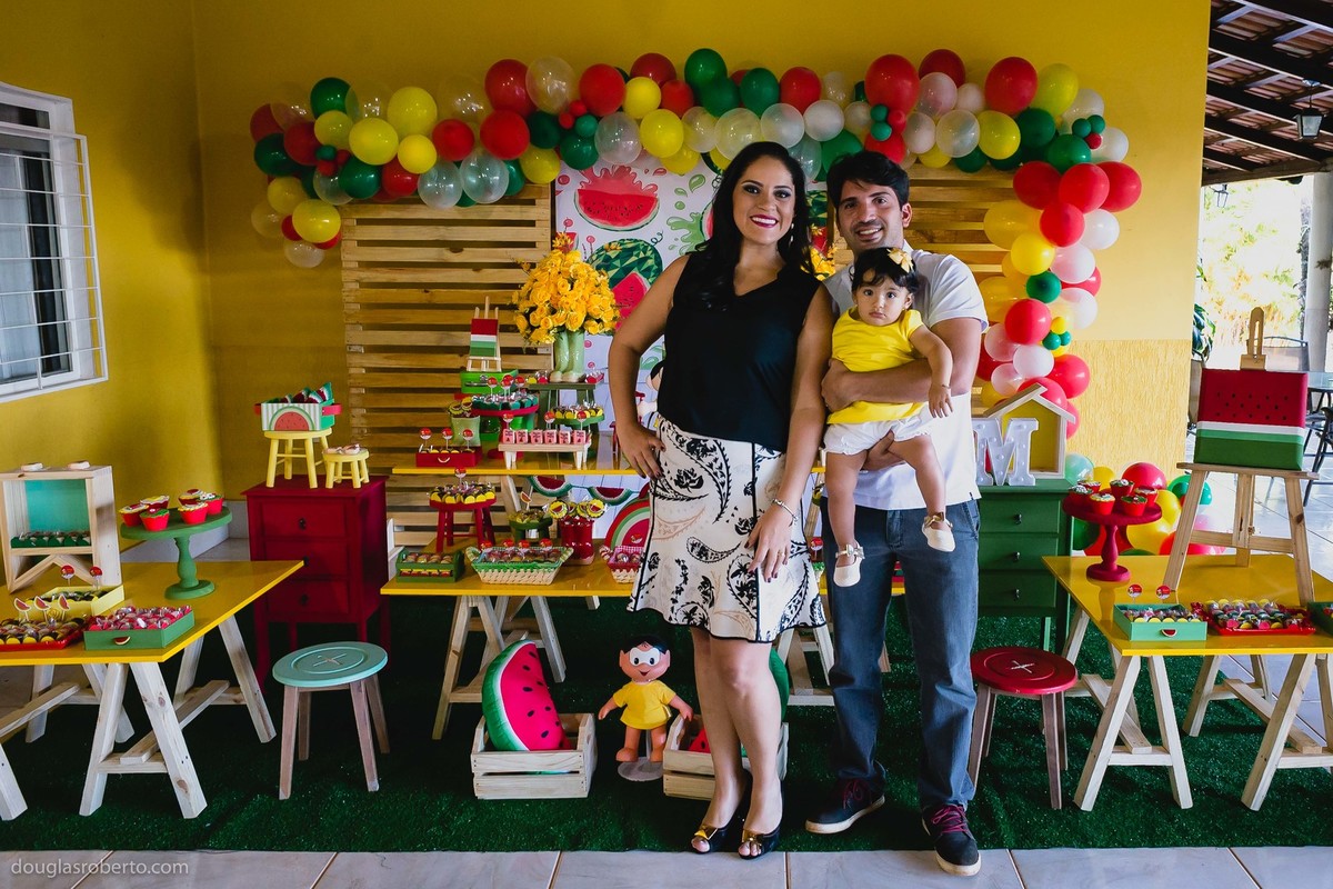 decoração de festa infantil de magali