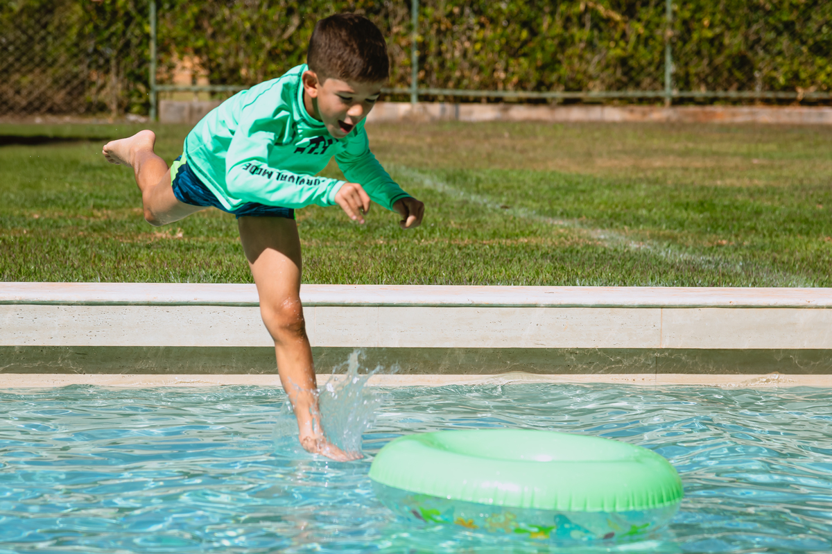 fotos de festa infantil na piscina 
