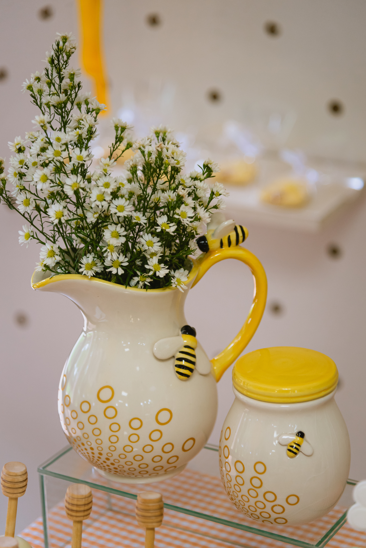 foto de festa de crianças - fotógrafo infantil - decoração abelha -  decorador Réservé Petit 