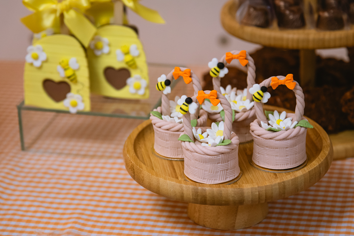 foto de festa de crianças - fotógrafo infantil - decoração abelha -  decorador Réservé Petit 