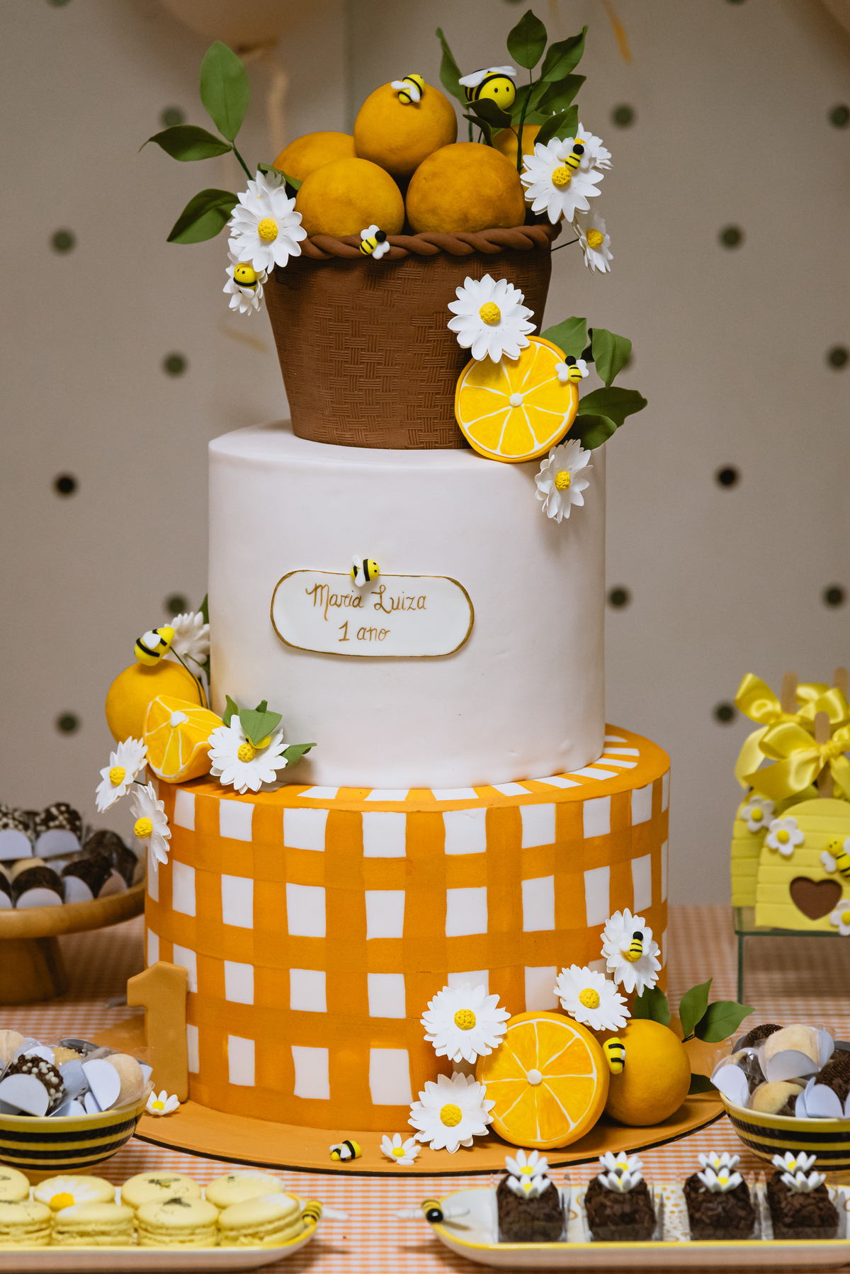 foto de festa de crianças - fotógrafo infantil - decoração abelha -  decorador Réservé Petit 