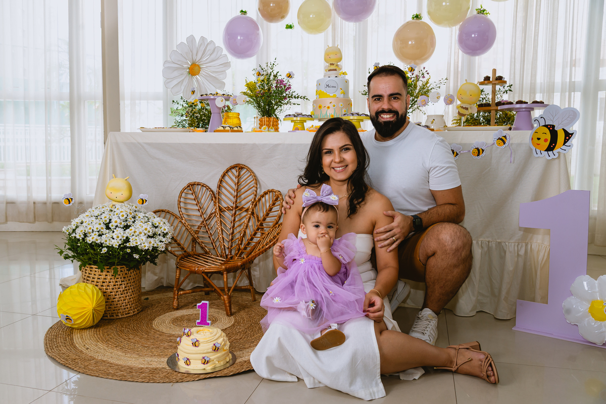 foto de festa de crianças - fotógrafo infantil - família reunida 