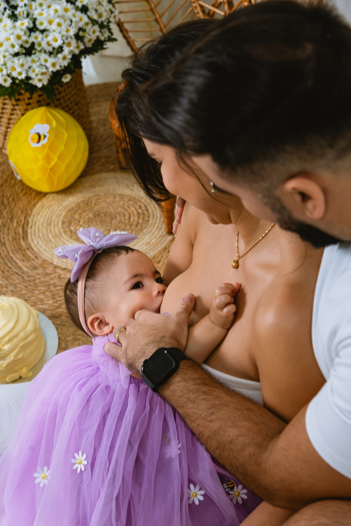 foto de festa de crianças - fotógrafo infantil - família reunida 