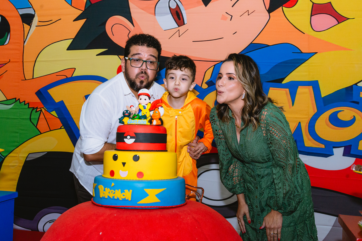 foto de festa de crianças - fotógrafo infantil - hora de cantar parabéns