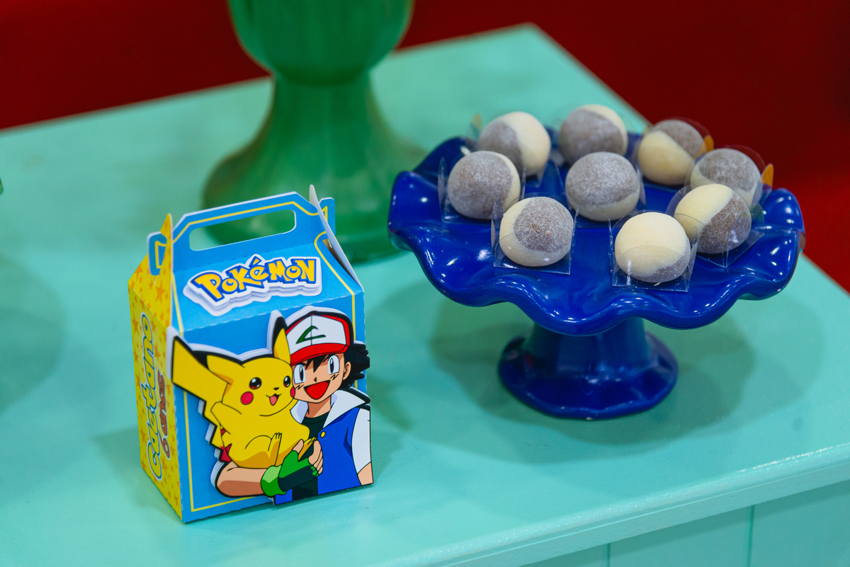 foto de festa de crianças - fotógrafo infantil - decoração - de Pokemon - espaço clubkids