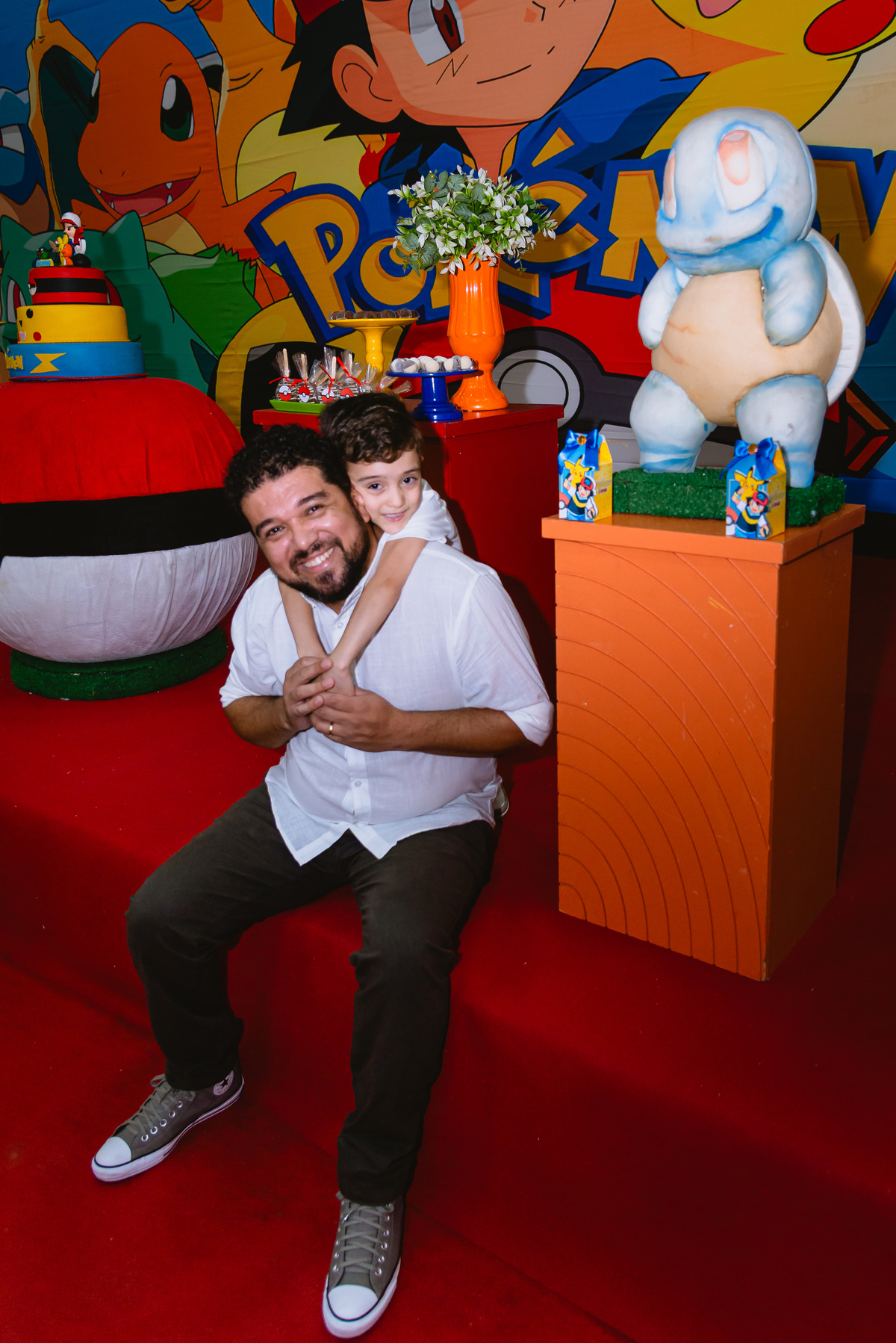 foto de festa de crianças - fotógrafo infantil - decoração - de Pokemon - espaço clubkids