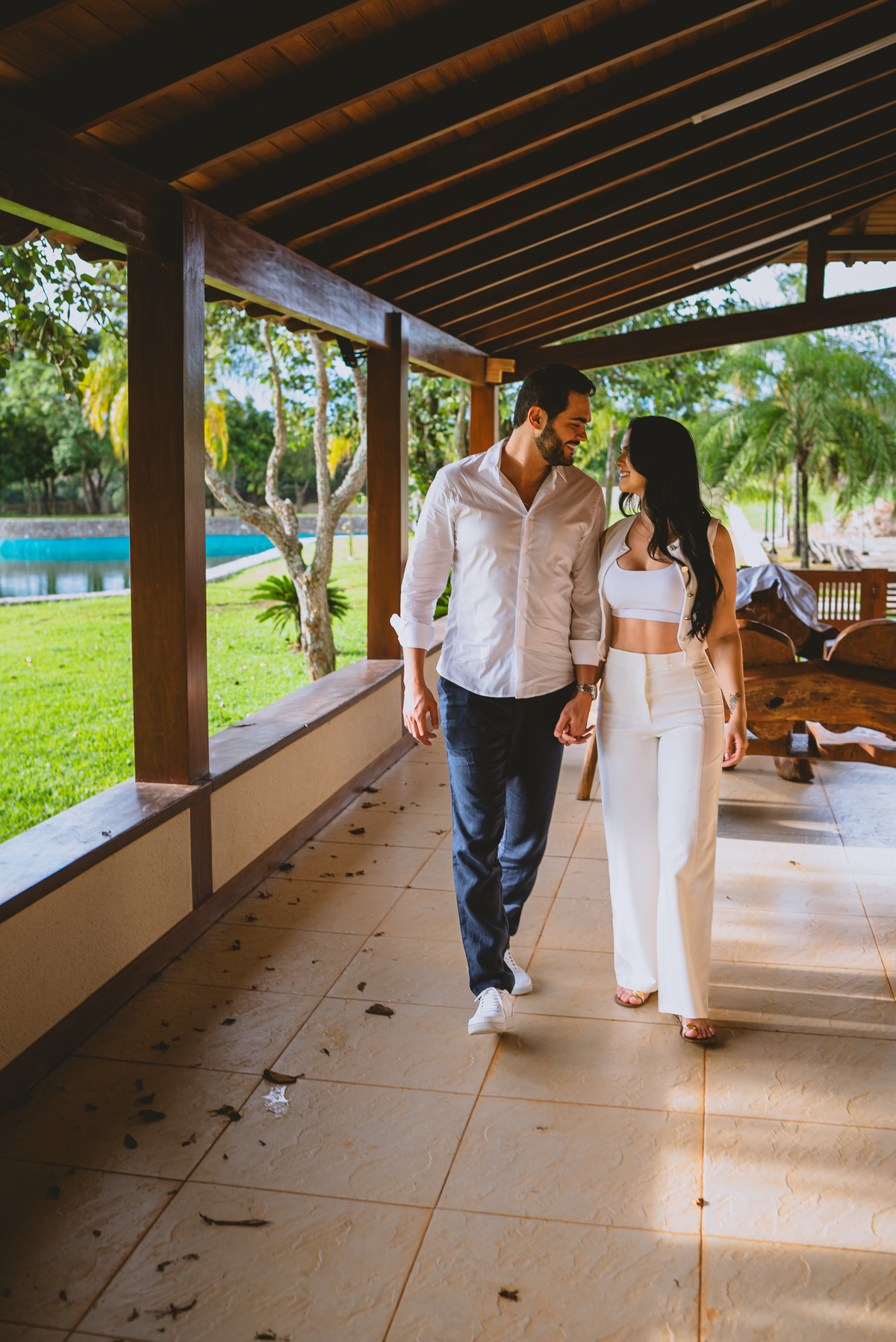 ensaio casal - Estância Pinheiro do Vale
