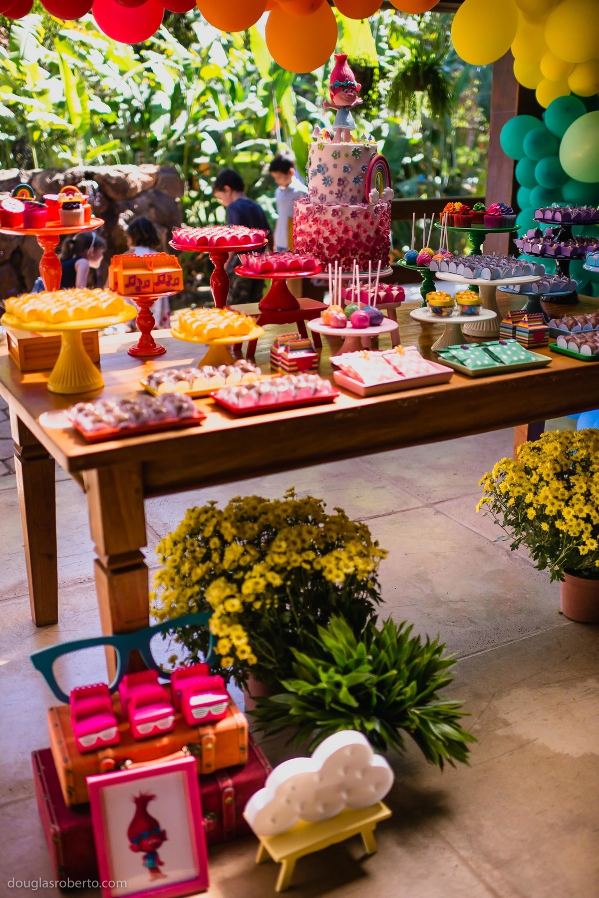 Decoração de festa de menina