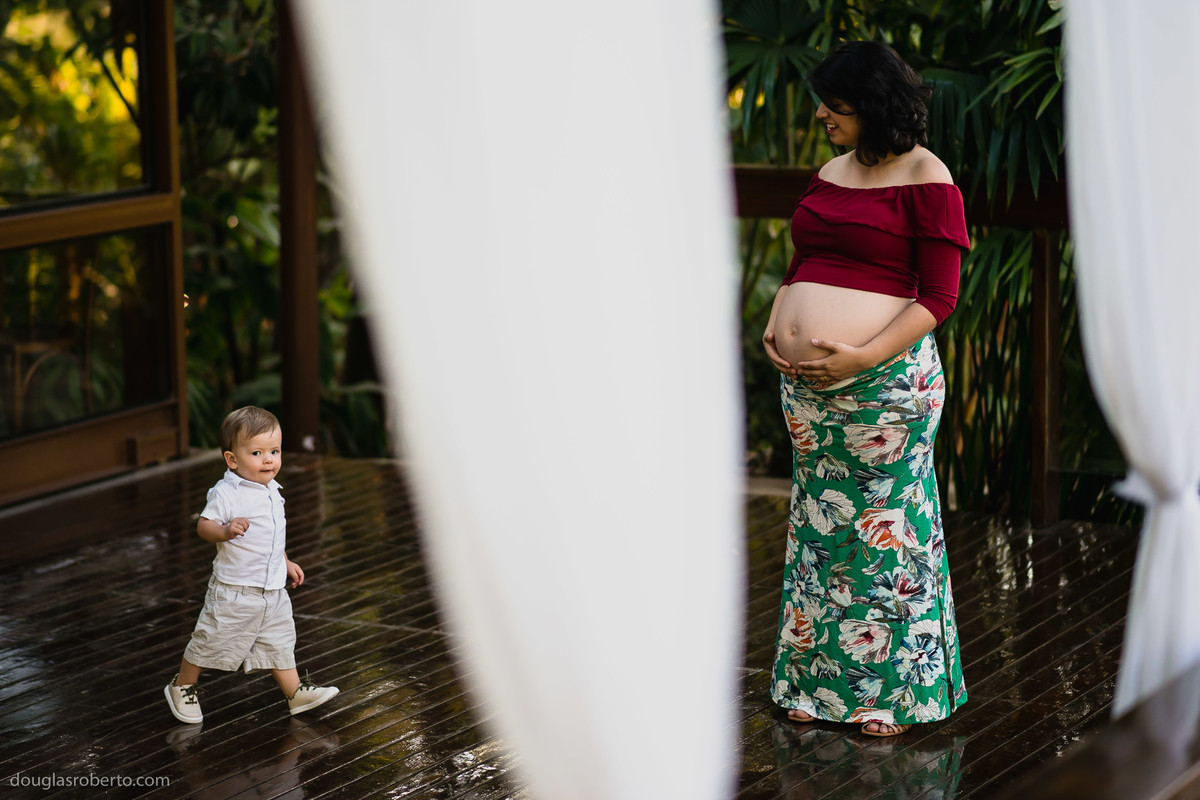 foto de gestante em ipê