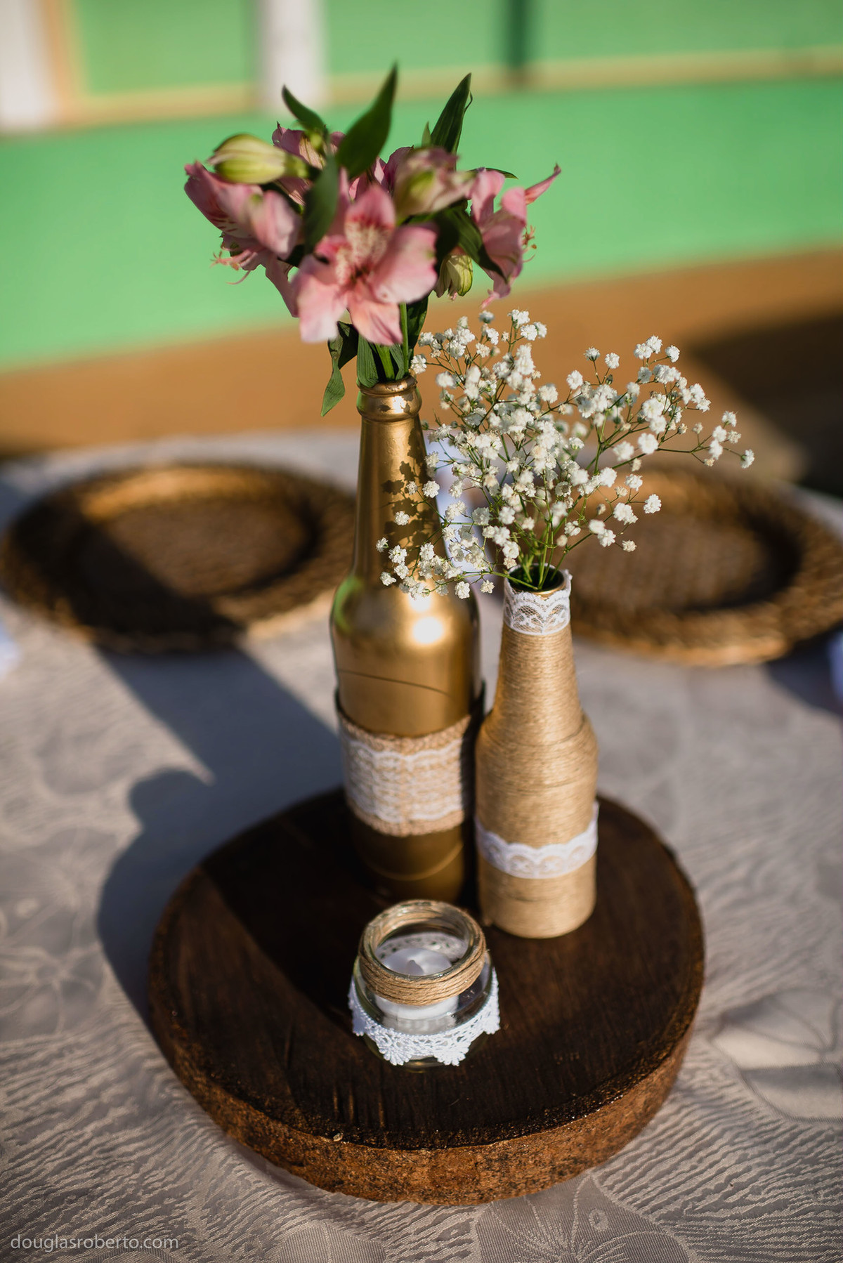 detalhes de um casamento