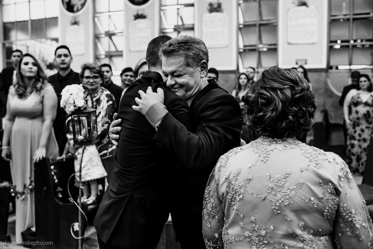 emoção do pai do noivo