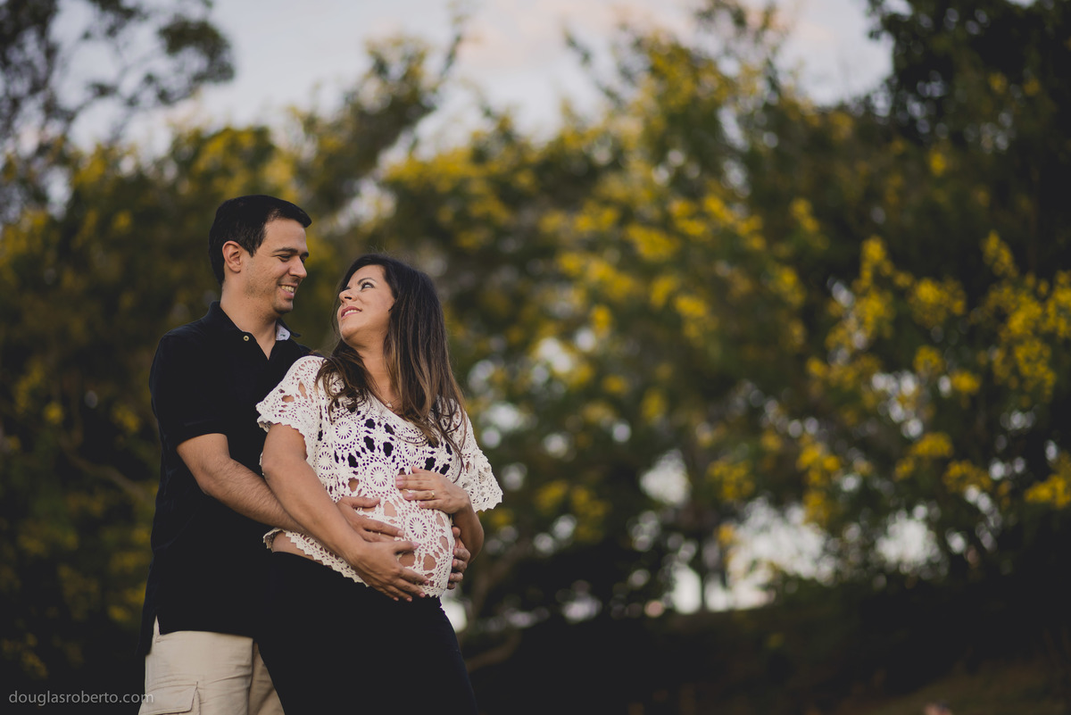 Ensaio Gestante da Danielle & Tiago, realizado no Parque da Cidade e na Ermida Dom  Bosco, Brasília | Douglas Roberto Fotografia | Brasília - 2016