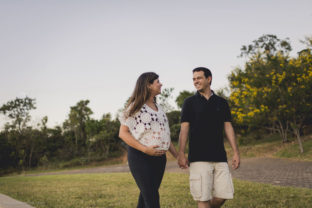 Ensaio Gestante da Danielle & Tiago, realizado no Parque da Cidade e na Ermida Dom  Bosco, Brasília | Douglas Roberto Fotografia | Brasília - 2016