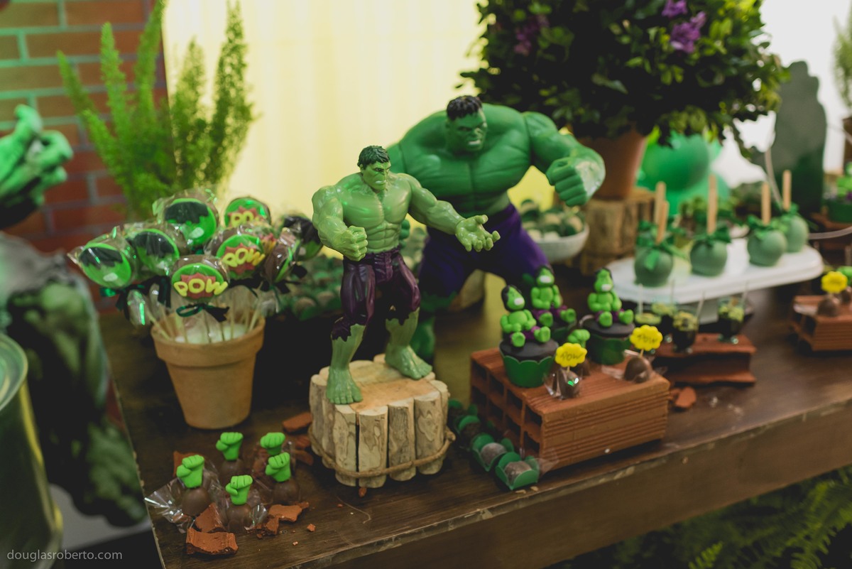 Festa de 1 ano do Davi que aconteceu em Águas Claras, tema Hulk | Douglas Roberto Fotografia | Brasília 2016