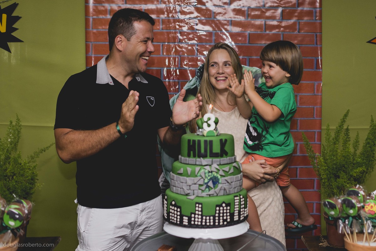 Festa de 1 ano do Davi que aconteceu em Águas Claras, tema Hulk | Douglas Roberto Fotografia | Brasília 2016