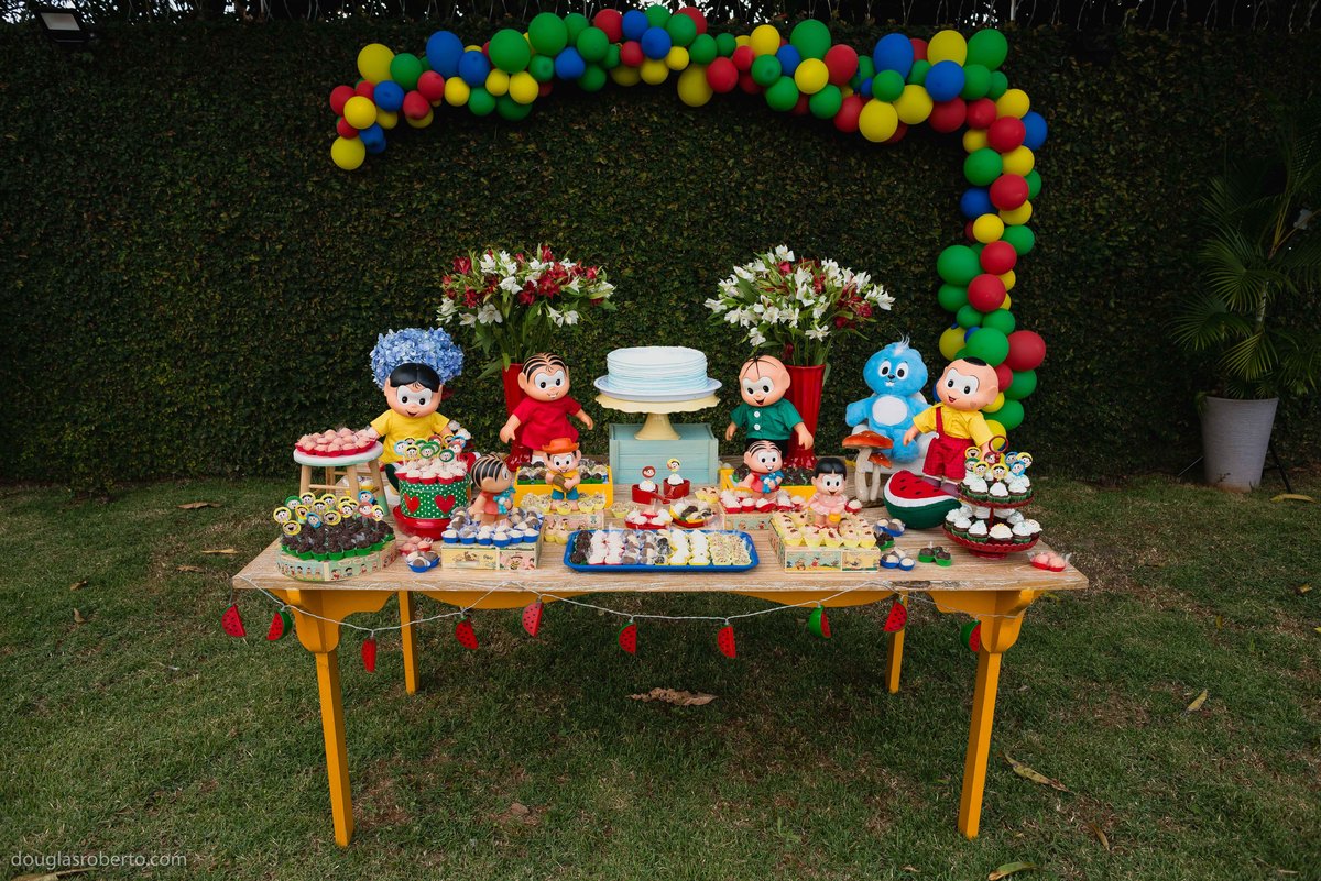 mesa da turma da Monica