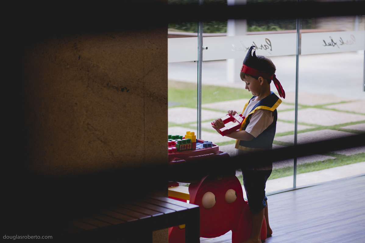 Festa infantil 5 anos Enrico, realizado em Brasilia-DF, abril de 2016. Tema da festa, Pirata.