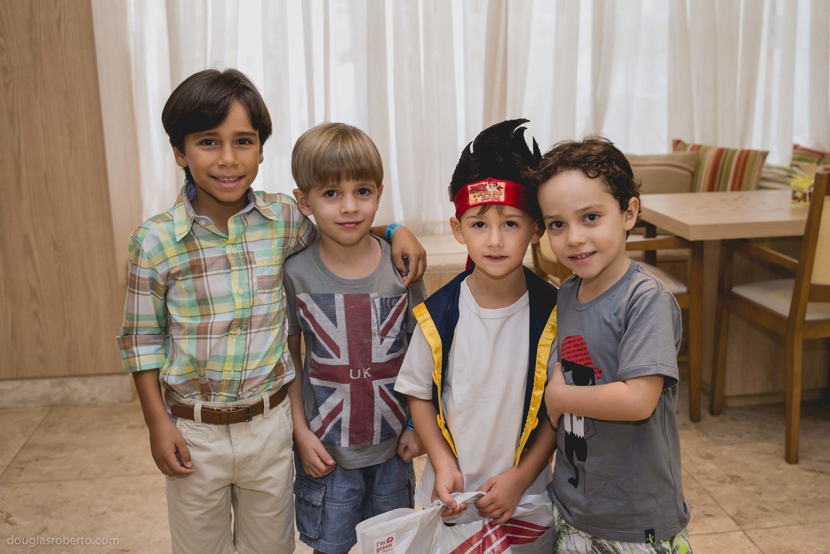 Festa infantil 5 anos Enrico, realizado em Brasilia-DF, abril de 2016. Tema da festa, Pirata.