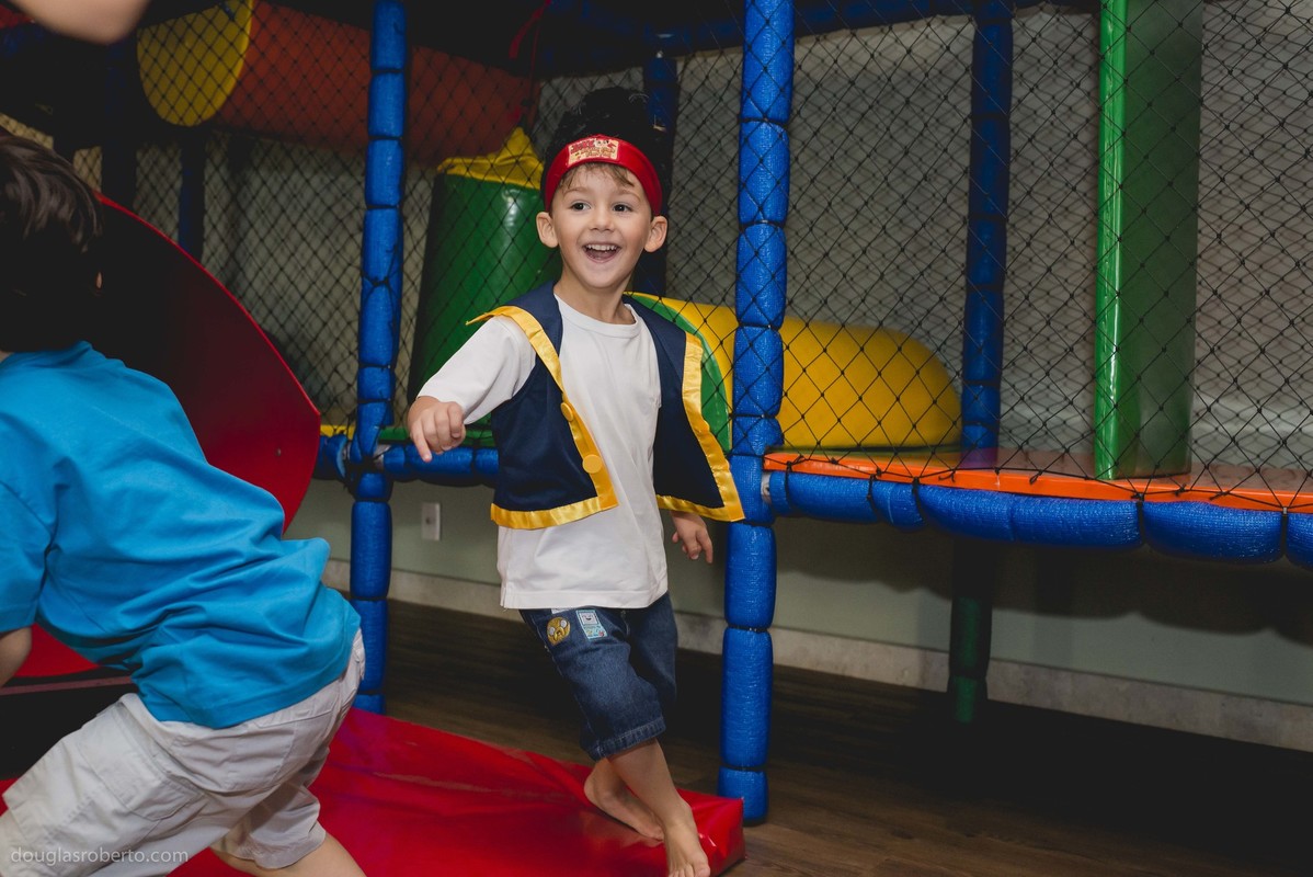 Festa infantil 5 anos Enrico, realizado em Brasilia-DF, abril de 2016. Tema da festa, Pirata.