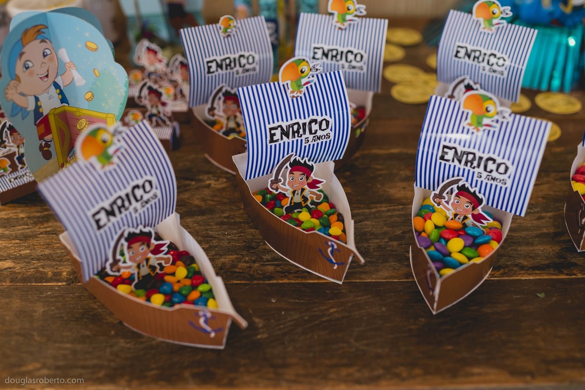 Festa infantil 5 anos Enrico, realizado em Brasilia-DF, abril de 2016. Tema da festa, Pirata.