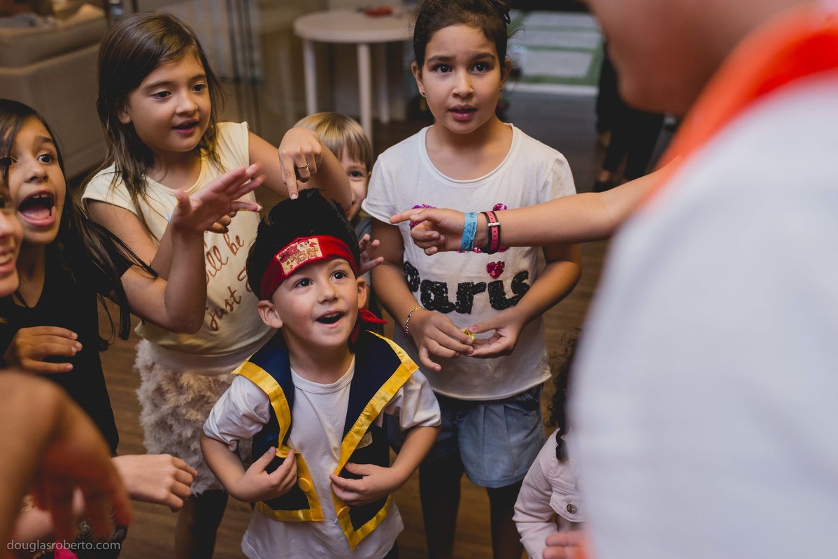 Festa infantil 5 anos Enrico, realizado em Brasilia-DF, abril de 2016. Tema da festa, Pirata.