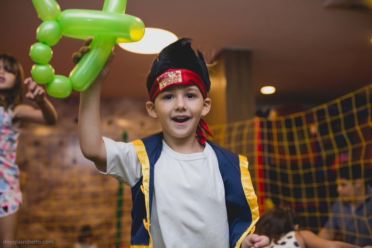 Festa infantil 5 anos Enrico, realizado em Brasilia-DF, abril de 2016. Tema da festa, Pirata.