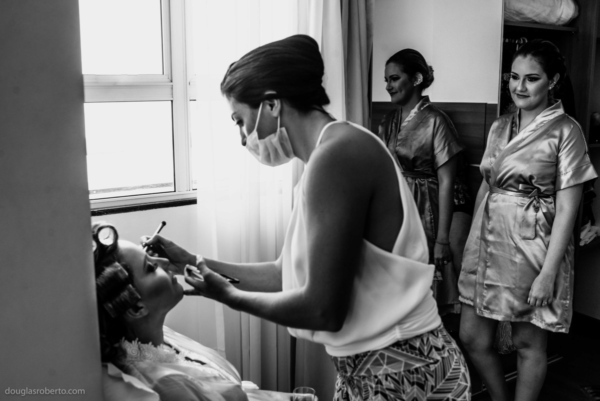 making off da noiva com as madrinhas