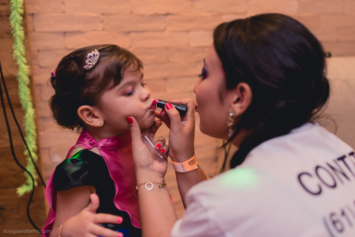 Festa infantil 3 anos da Alice, realizado em Brasilia-DF, abril de 2016. Tema da festa, Princesa.