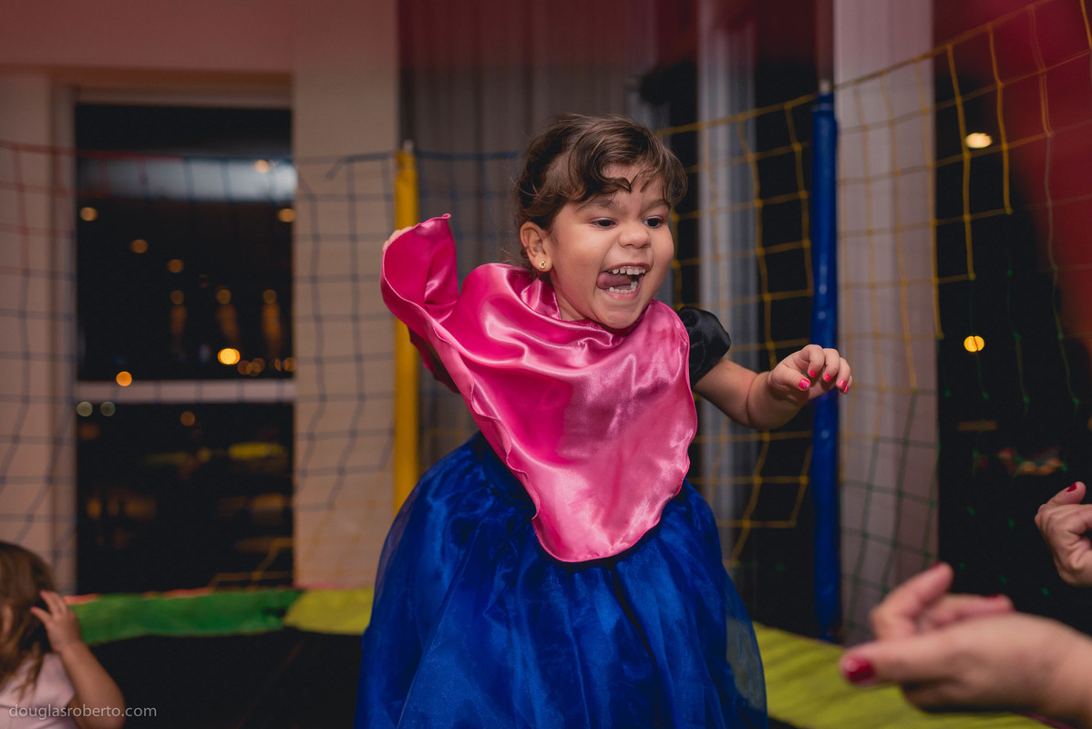 Festa infantil 3 anos da Alice, realizado em Brasilia-DF, abril de 2016. Tema da festa, Princesa.