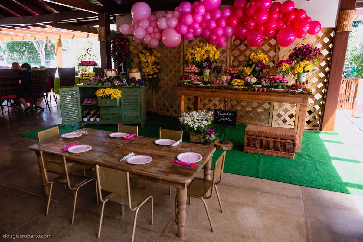 mesa de bolo Fabrincando - Festas Personalizadas