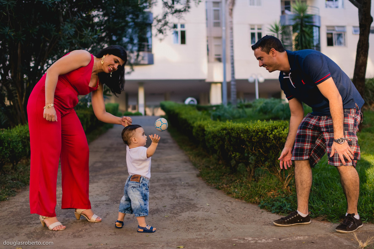 Ensaio Família Luana, Hadson, Henrique e Felipe, comemorando o aniversário de 1 ano do Felipe. Realizado em Brasília-DF, em maio de 2016.