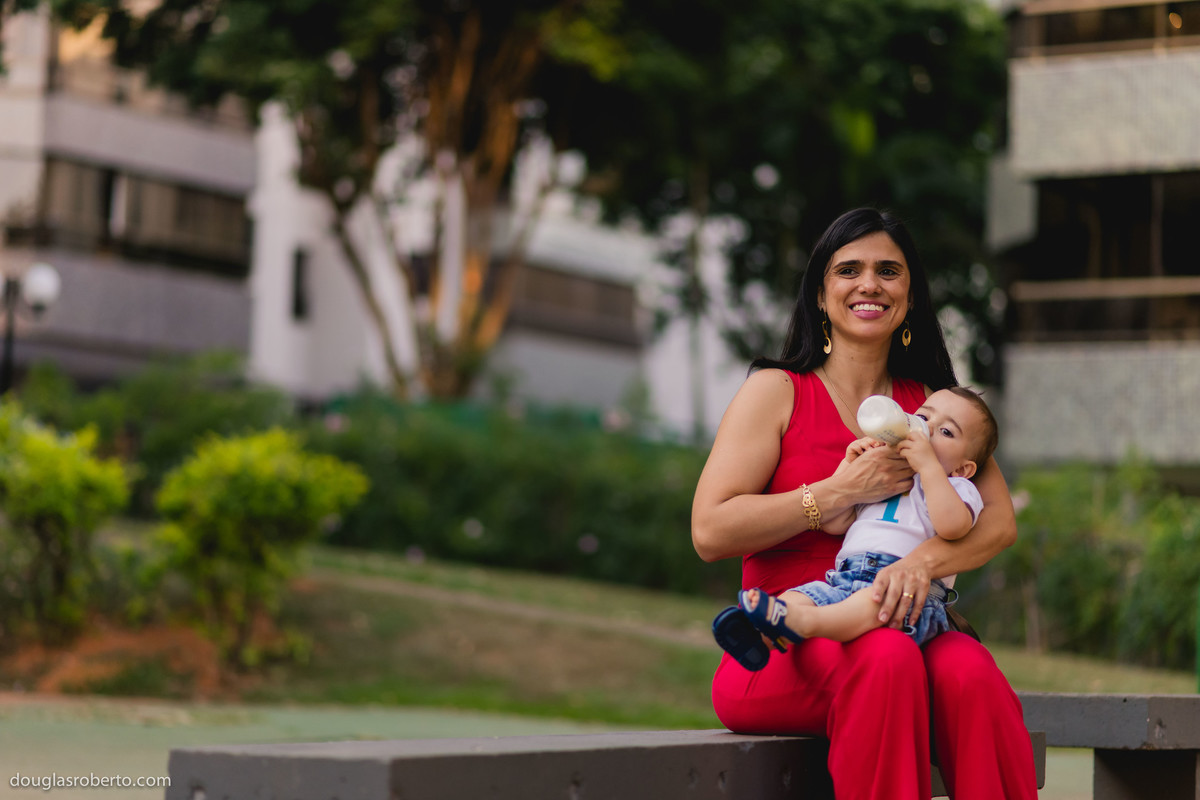 Ensaio Família Luana, Hadson, Henrique e Felipe, comemorando o aniversário de 1 ano do Felipe. Realizado em Brasília-DF, em maio de 2016.