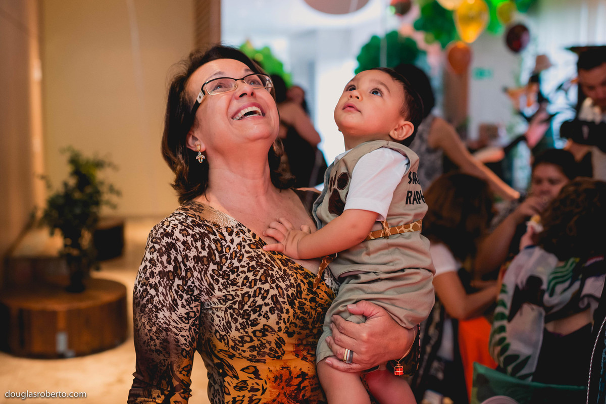 Festa Infantil Raphael Aniversário de 1 ano, realizado em Brasília-DF. Tema Safari