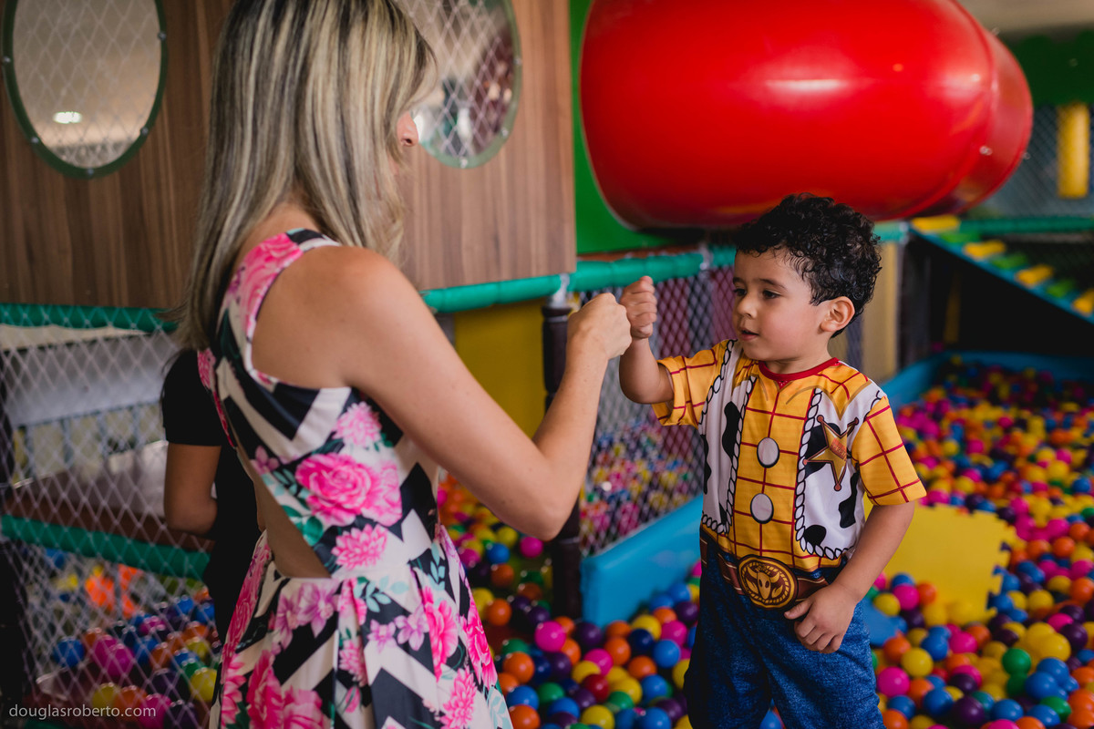 Festa Infantil Matheus Aniversário de 4 anos, realizado em Taguatinga-DF. Tema Toy Story