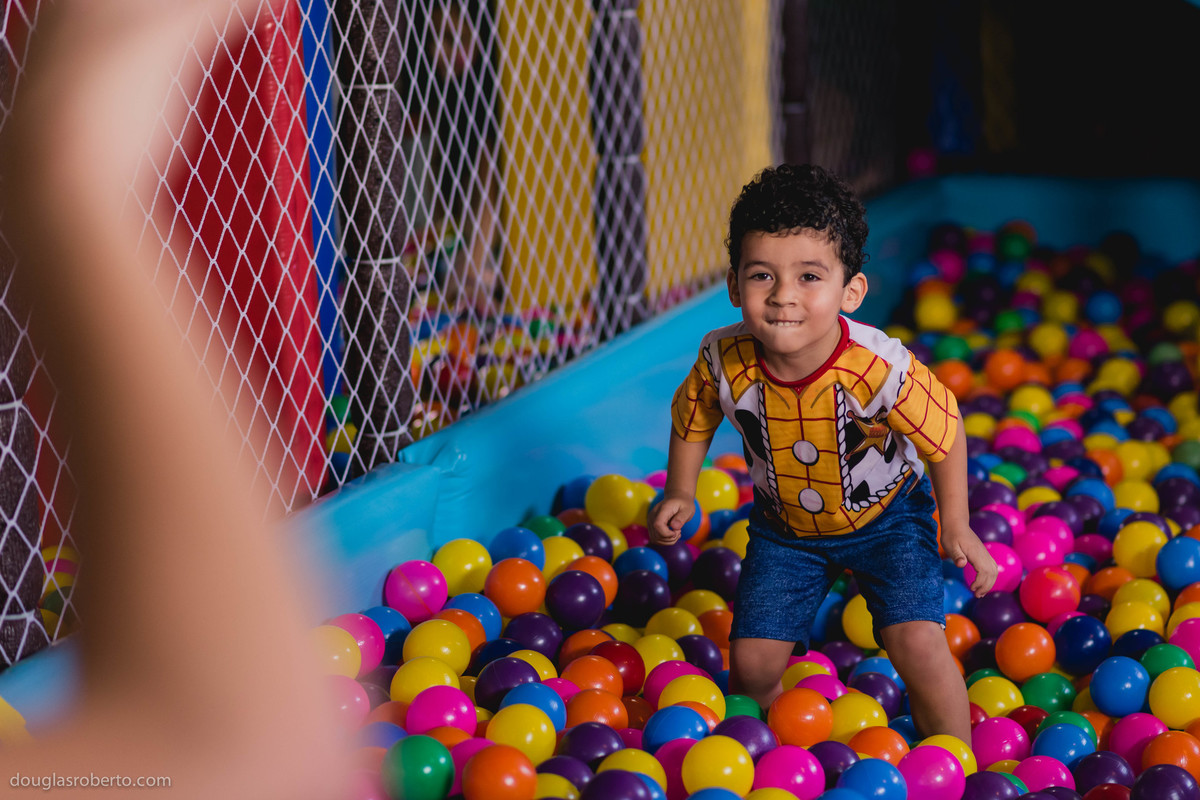 Festa Infantil Matheus Aniversário de 4 anos, realizado em Taguatinga-DF. Tema Toy Story
