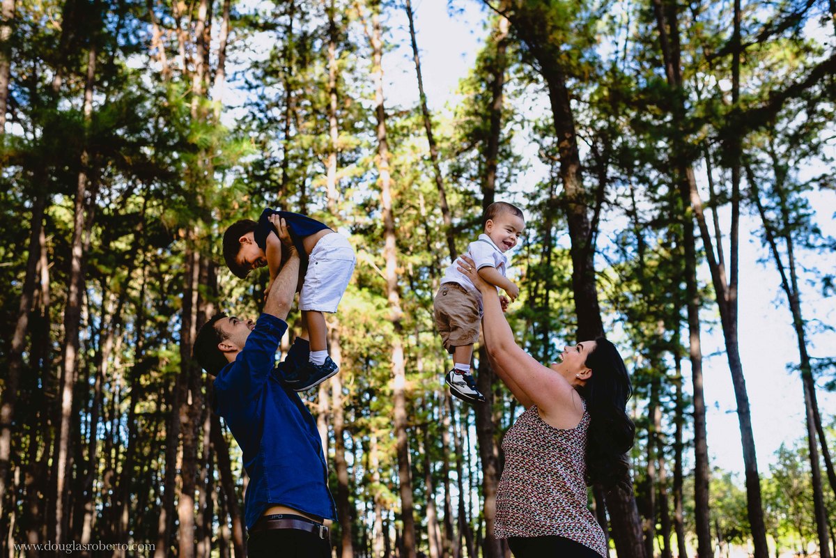 fotos de família no parque