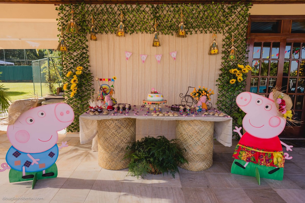 Tema de festa infantil peppa