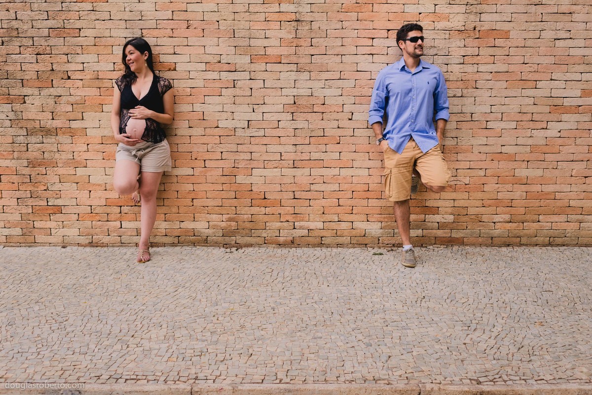 Ensaio Gestante, pais ansiosos pela chegada do Miguel