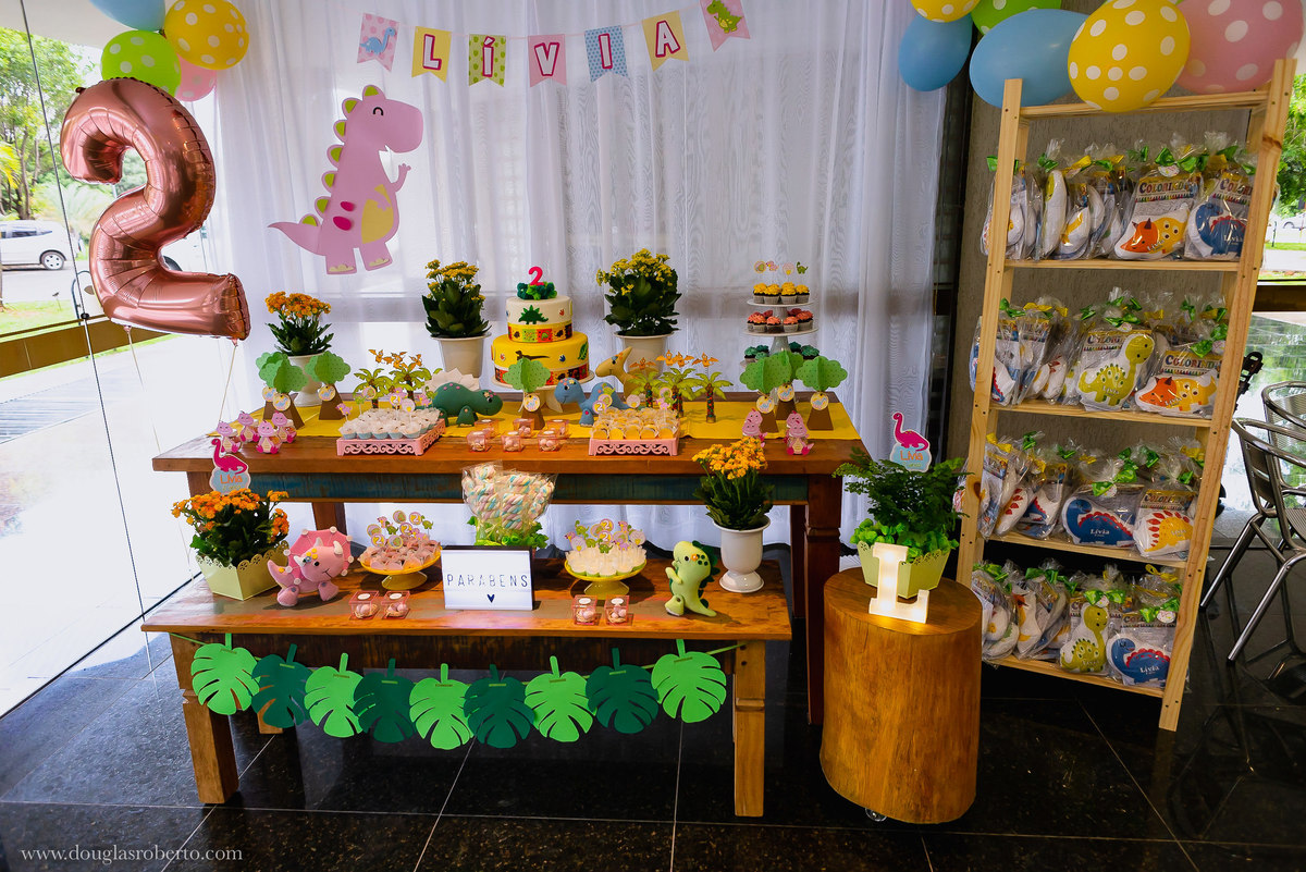 decoração de dinossauro