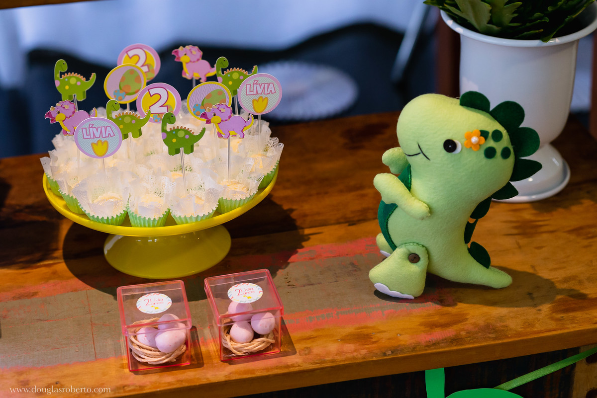 decoração de dinossauro