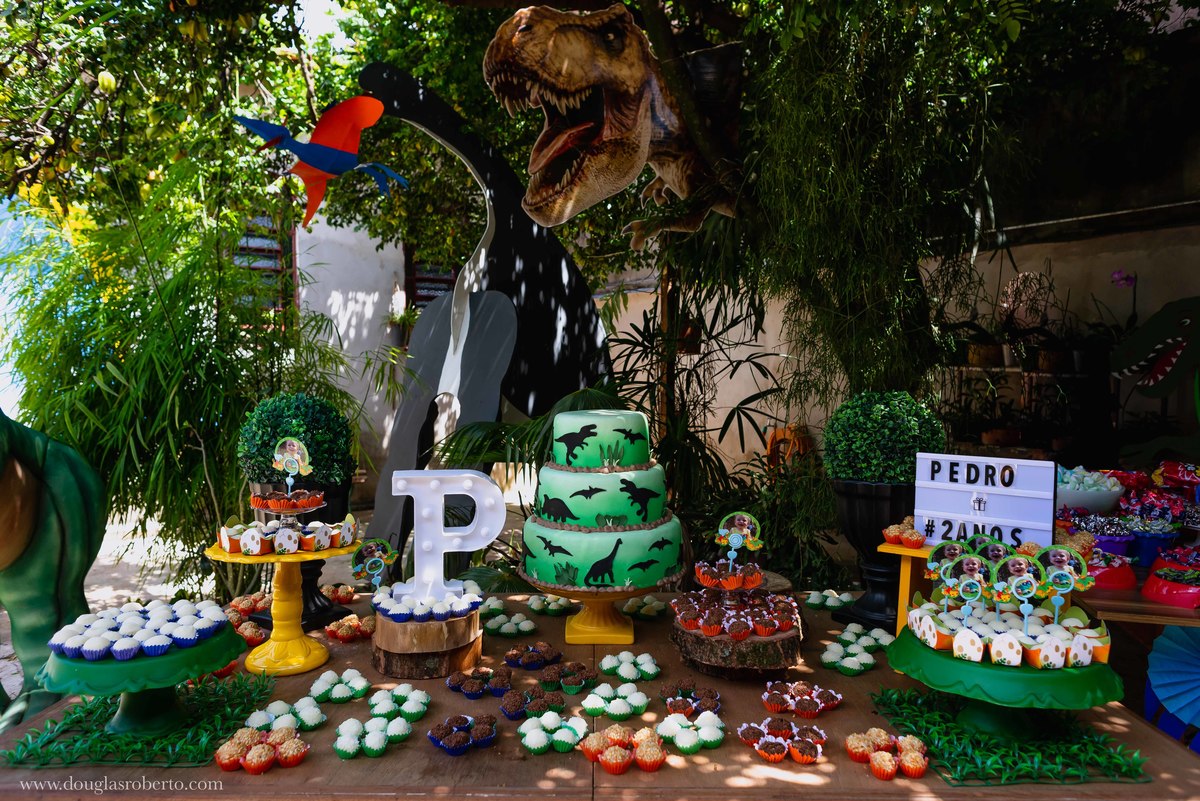 decoração de dinossauro