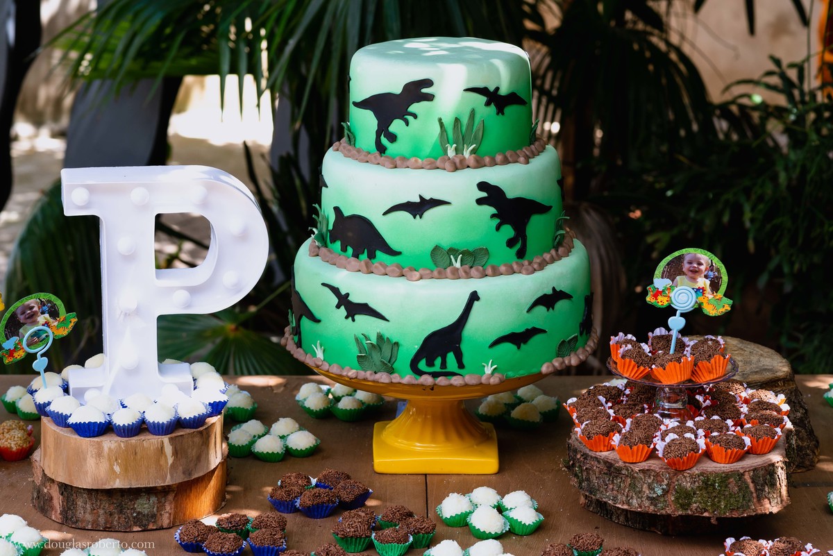 decoração de dinossauro