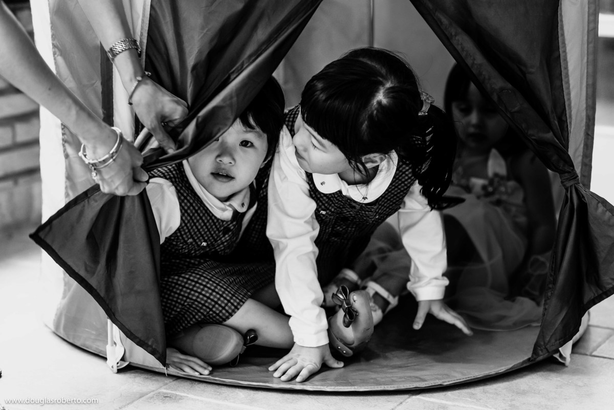 brincando com as amigas