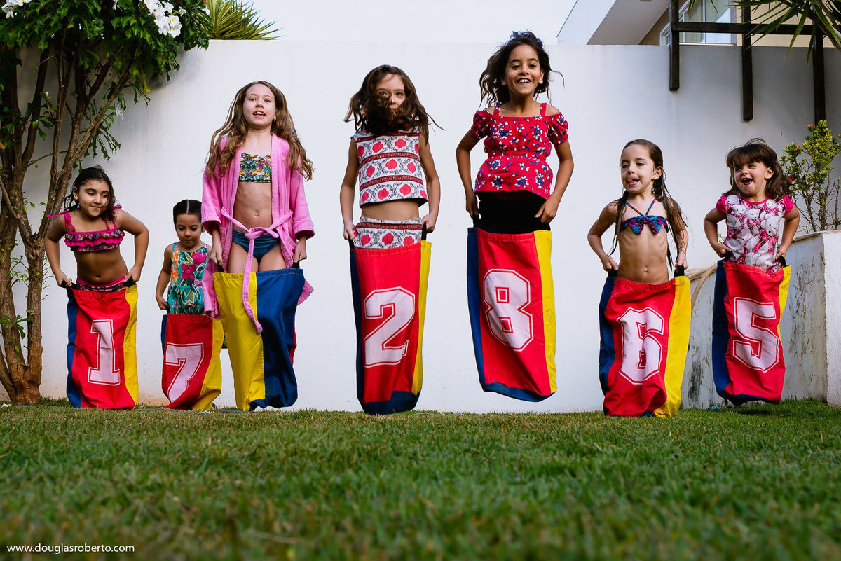 brincando com saco de pula