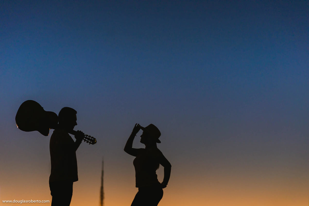 ensaio casal no por do sol