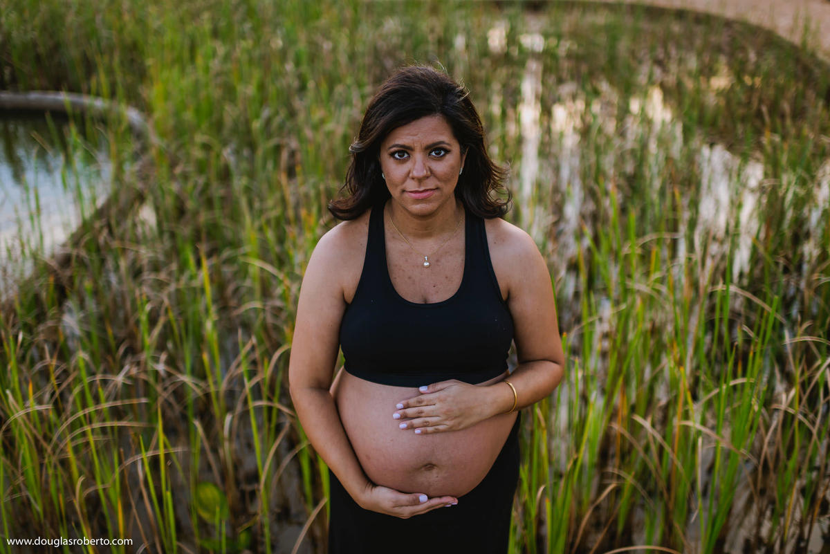 retrato de gestante