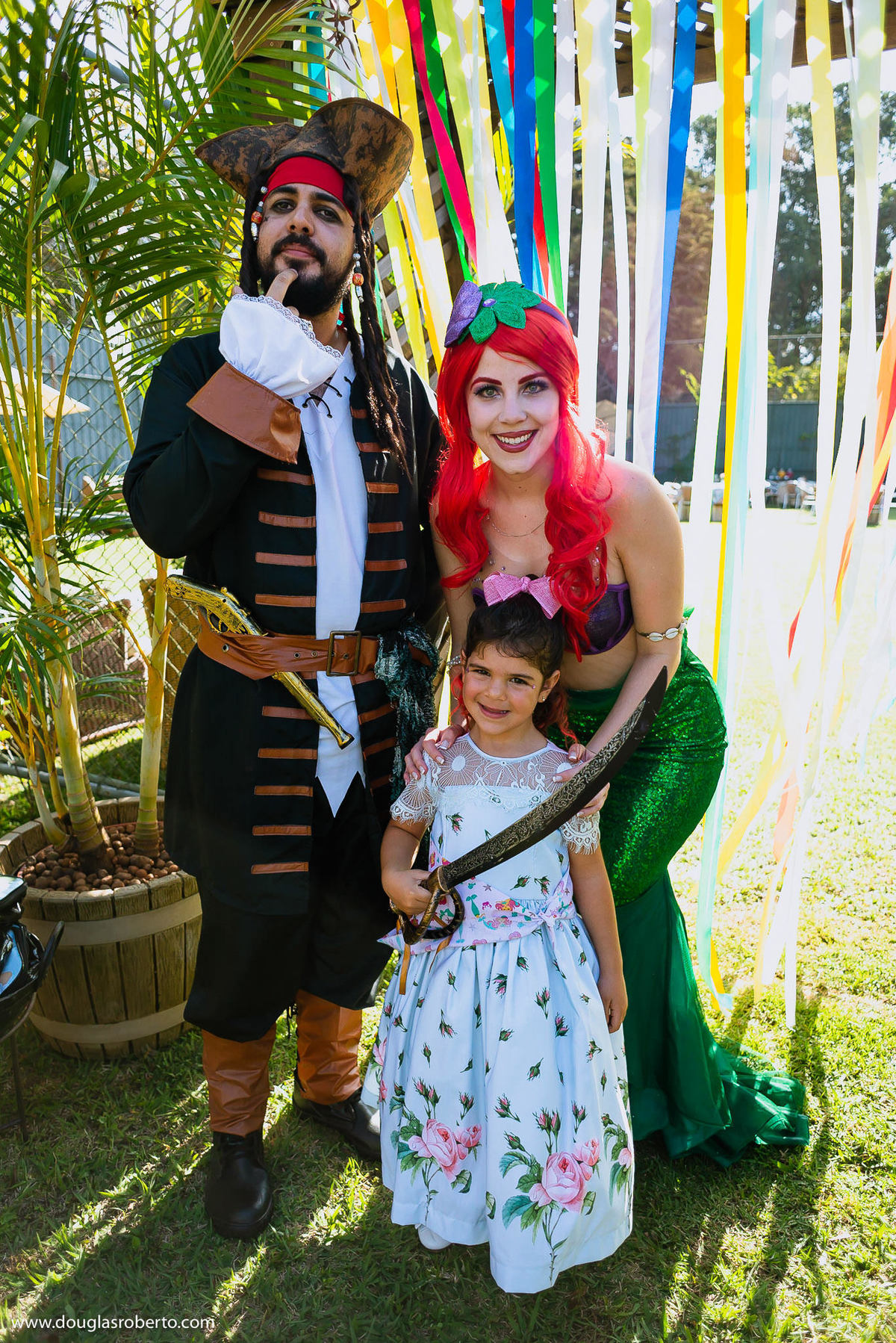 fotos com a sereia e o pirata