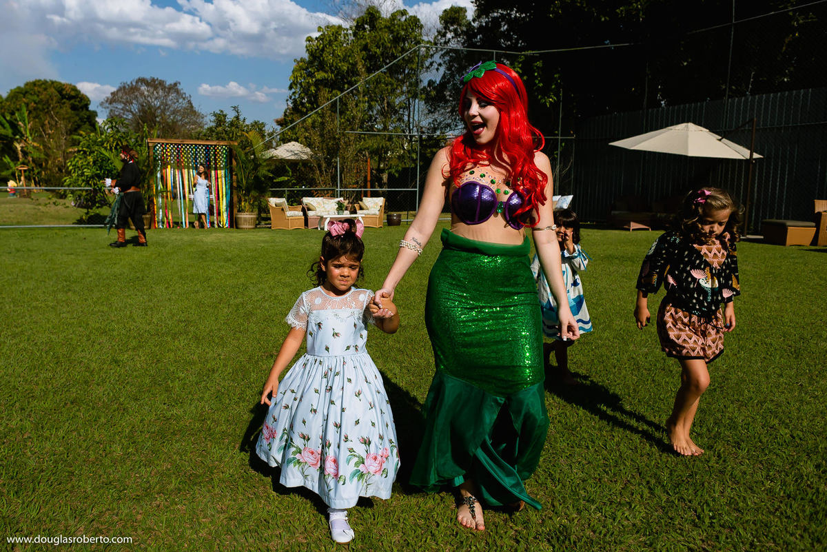 brincando com a sereia